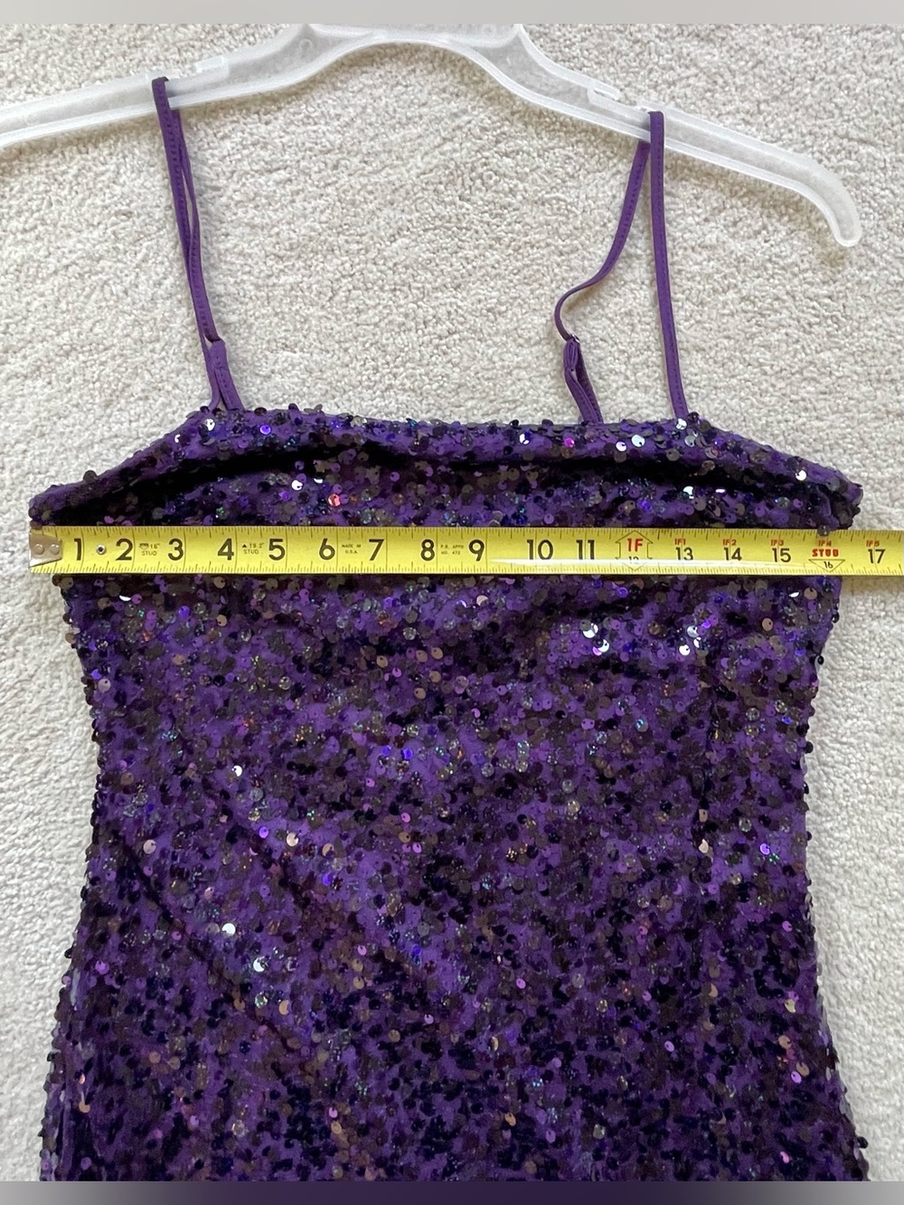 Wild Fable Purple Sequin Mini Slip Dress - Picture 3 of 5